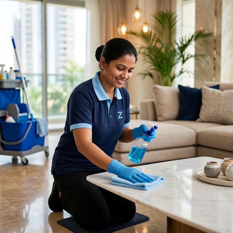 Cleaning Services by ZIPPCO team in Abu Dhabi